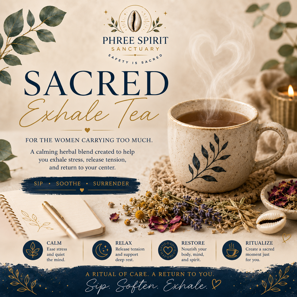 Sacred Exhale Tea